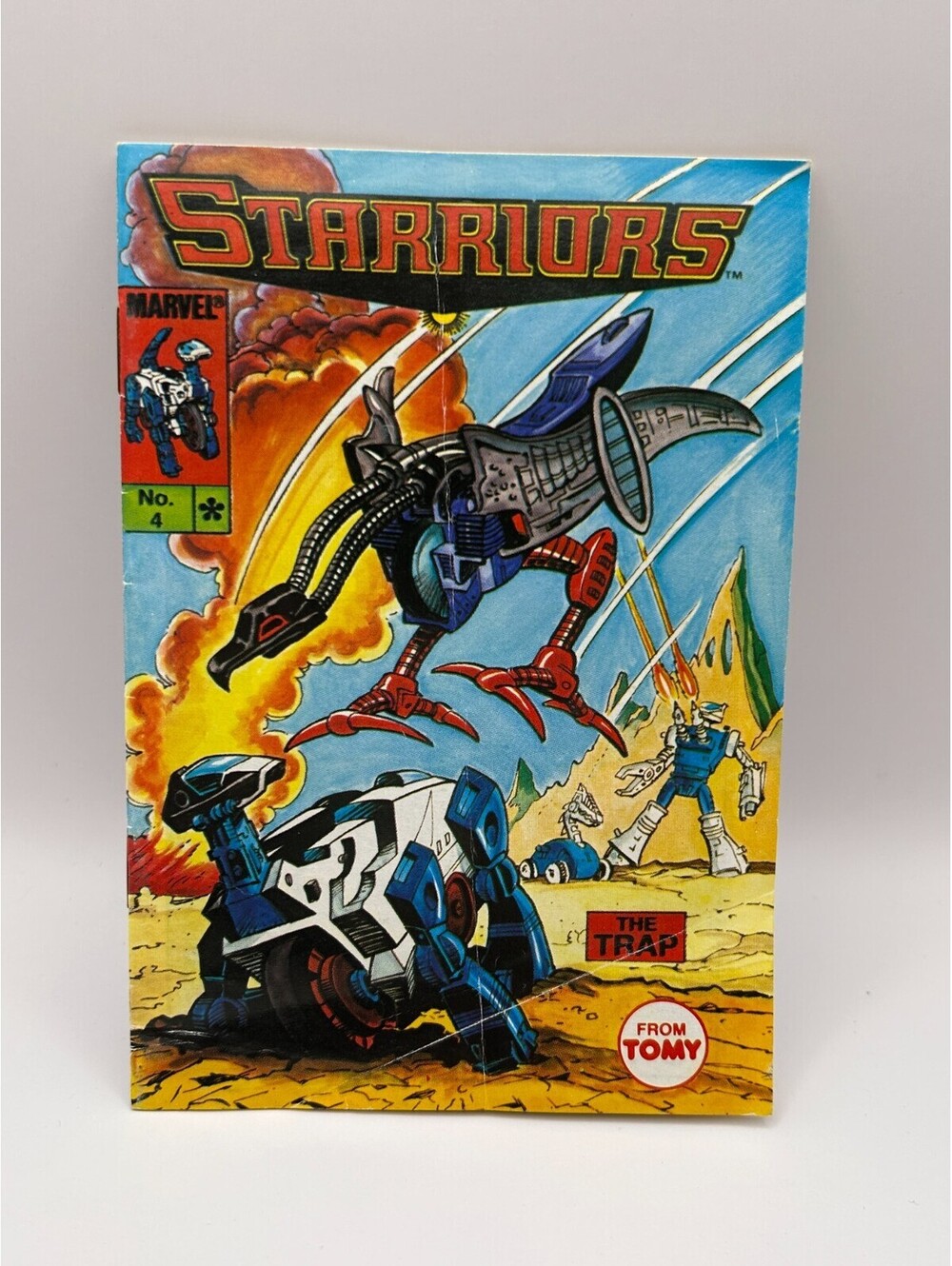 Starriors Mini Comic #4 The Trap Tomy 1984 Marvel Promo Toy Comic